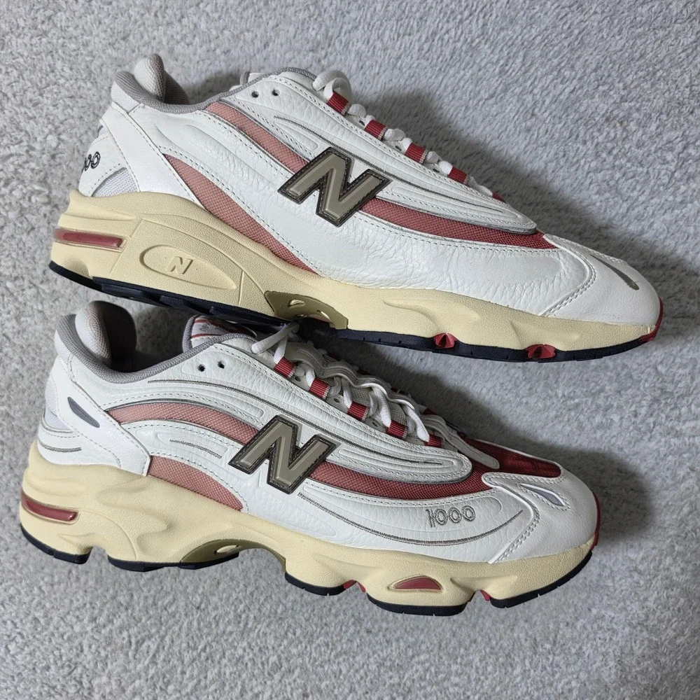 NEW New Balance 1000 Sneakers Men 12 White Angora Moonrock M1000CB Retro Running